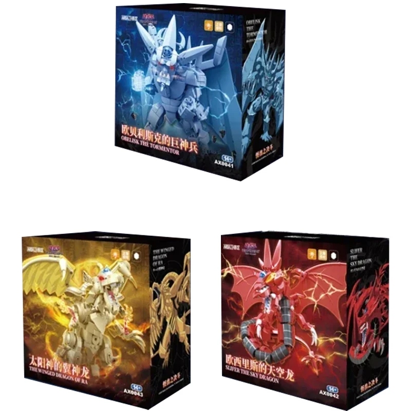 Аниме Yu-Gi-Oh Card голубые глаза белый дракон небо Дракон обелиск торментер сборка