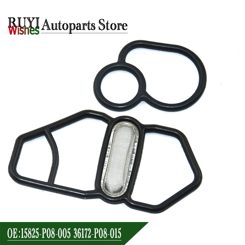 

Новая верхняя + нижняя соленоидная прокладка VTEC 36172-P08-015 15825-P08-005 для Honda GSR NSX D16Z6 B18C1 B16A2 B18C5 15825P08005