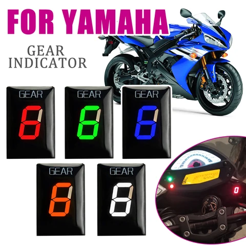 Индикатор передачи для Yamaha YZF-R1 R6 R6S Fjr1300 Fjr 1300 FZ400 Bolt Bt1100 Bulldog Dlverslon Dyag Star аксессуары для мотоциклов