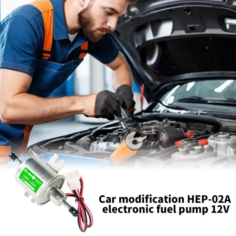 Встроенный масляный насос 12 В портативный переносной электрический для