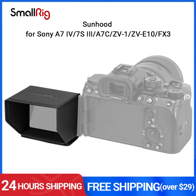 Солнцезащитный козырек SmallRig для камеры Sony Alpha 7S III/Alpha 7C/ZV-1/FX3 солнцезащитный