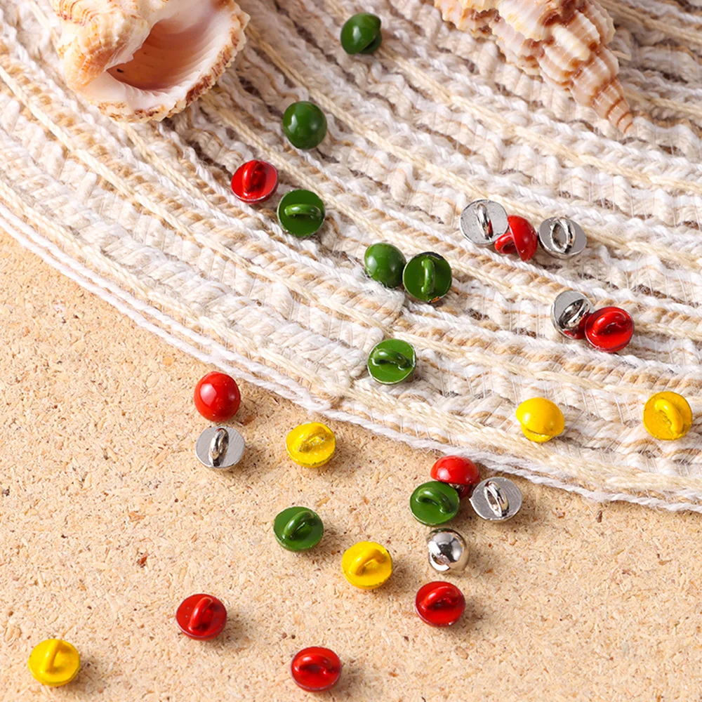 

20 шт., 4 мм пуговицы в виде грибов для мини-кукол, сверхмаленькая Пряжка для 1/6 кукол, одежды, рукоделие, ремень, аксессуары для шитья