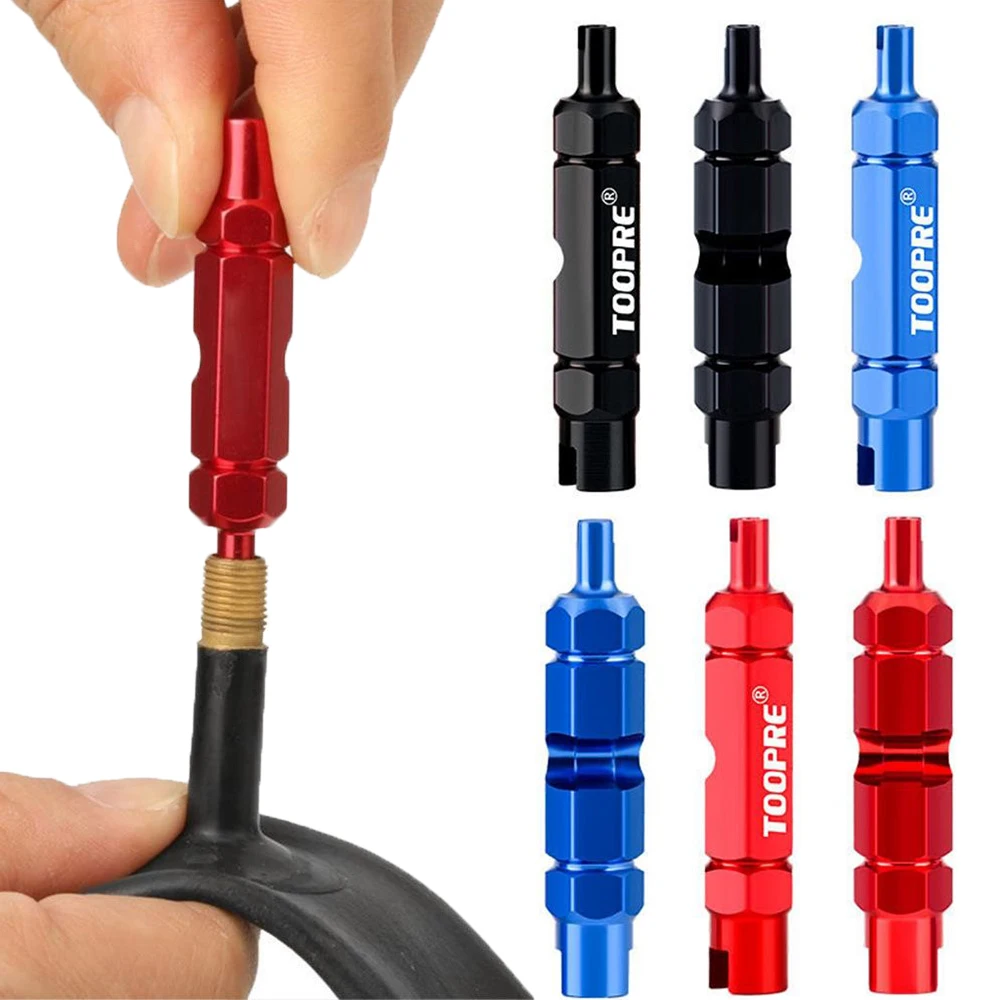 

Anti-slip Aluminum Alloy Bike Valve Tool Valve Core Remover Air-Valve Spanner Disassembly Wrench Extension Rod Bikes Accessory