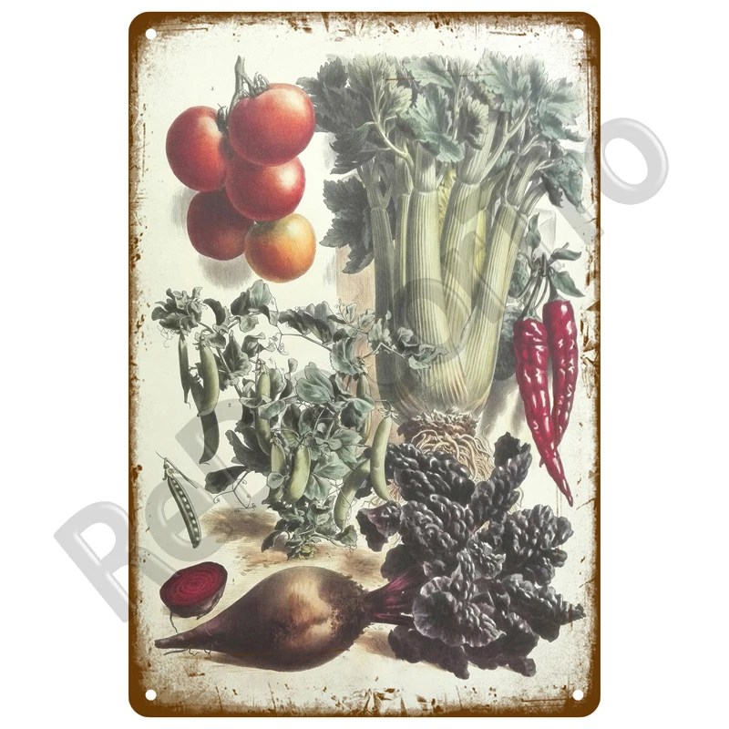 Металлический знак Настенный декор для кафе дома сада фермы пляжа хижины