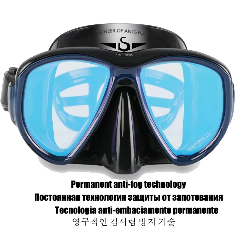 

Перманентная противотуманная маска для дайвинга, очки Simming, маски для подводного плавания, фридайвинга, погружения с аквалангом