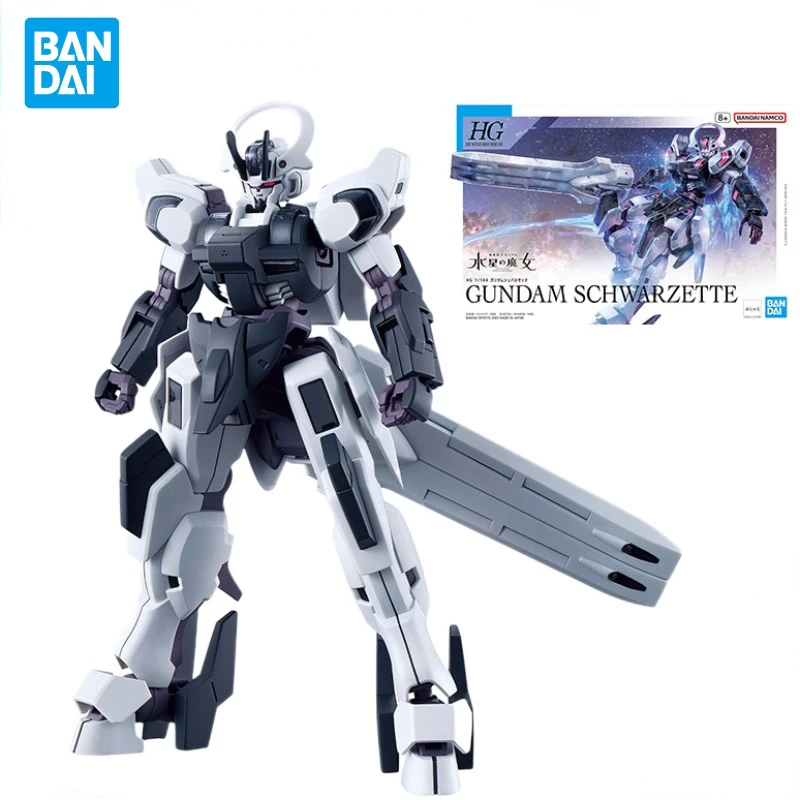 В наличии оригинальная аниме Bandai GUNDAM SCHWARZETTE HG TWFM 1/144 сборная модель аниме-фигурка