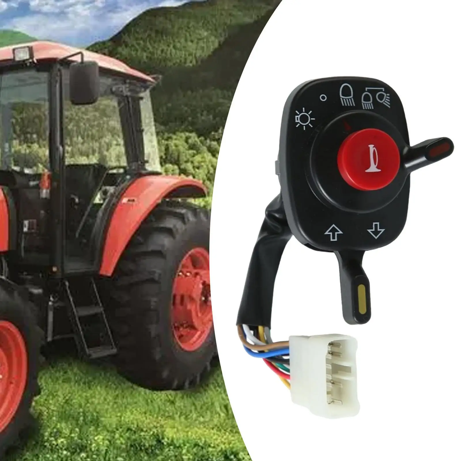 Lamp Switch Combination 9 Plugs Easy to Install Master Tractor Headlamp Column for RS19 Kubota 688 888
