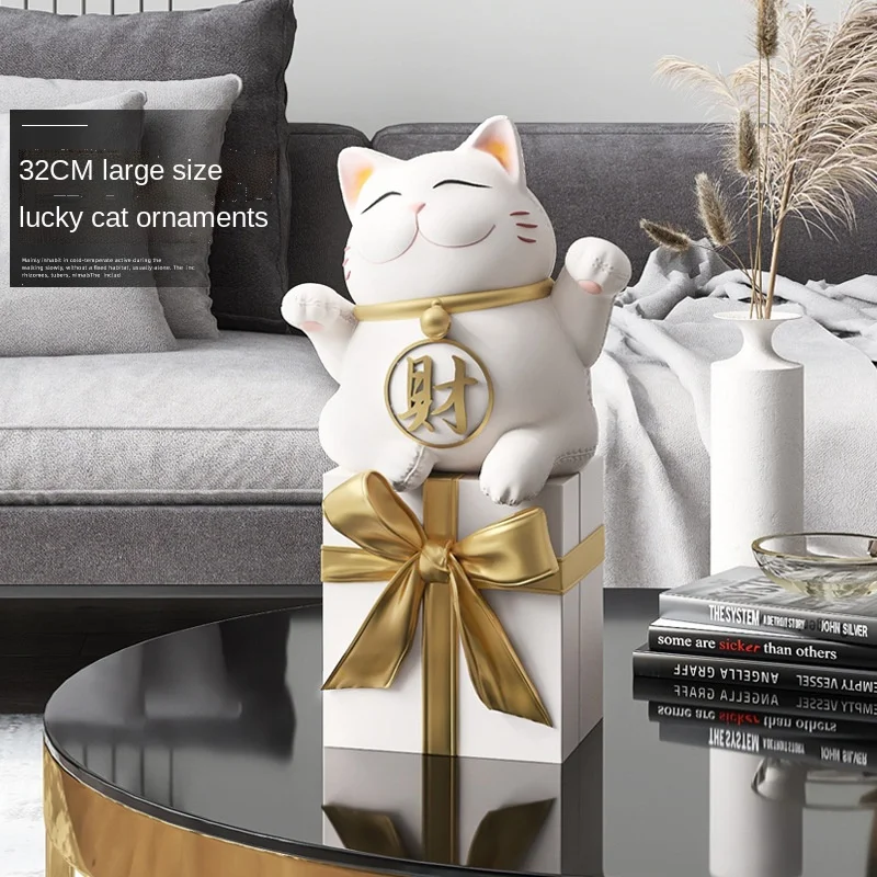 

Decoration Kawaii Room Decor Desktop Home Good Things Fortune Cat Porch Office TV Cabinet Housewarming Gift For Living Crafts