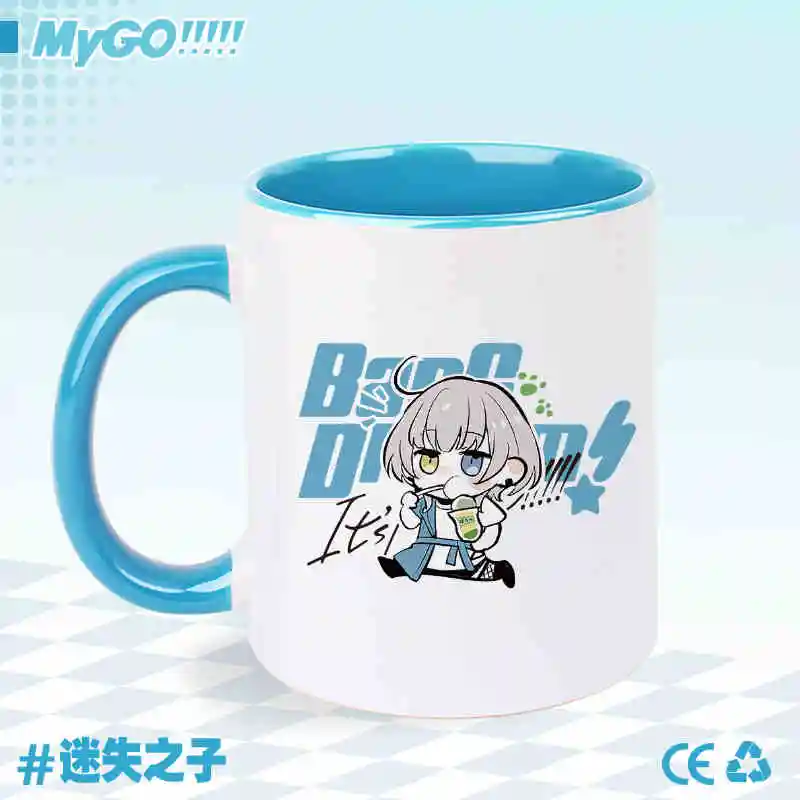 Фото Аниме BanG Dream It's MyGO кружки Shiina Taki Kaname Rana Soyorin косплей керамическая чашка для кофе и воды для мужчин и женщин мультяшная чашка для питья №4