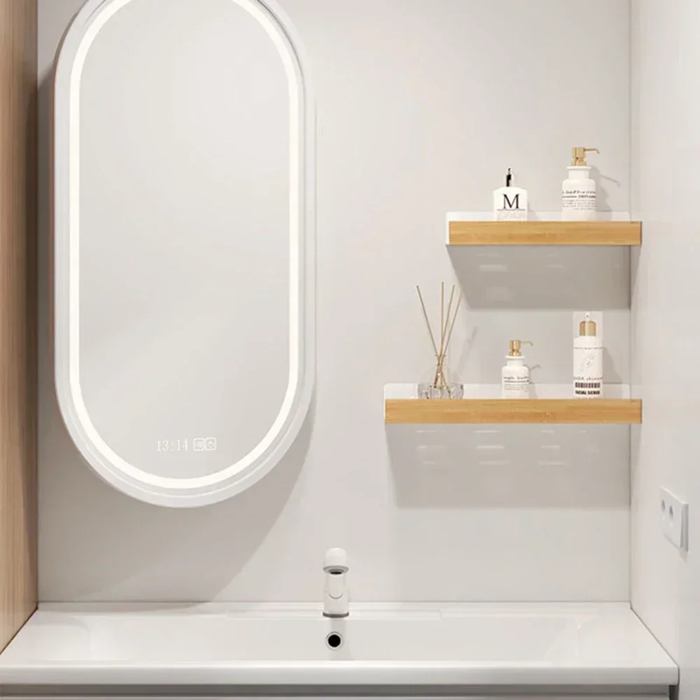 Полка для хранения в ванной комнате без перфорации настенные полки из массива