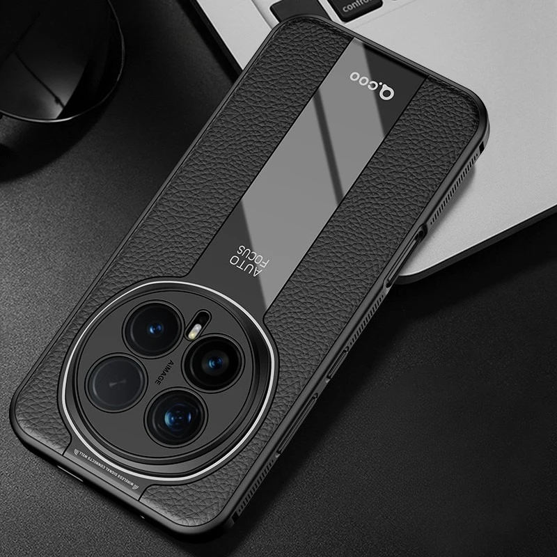 Фото Чехол для Honor Magic 8 Pro, магнитный роскошный кожаный чехол Lichi + мягкий ТПУ, ультратонкий защитный матовый чехол для HONOR Magic8 №1
