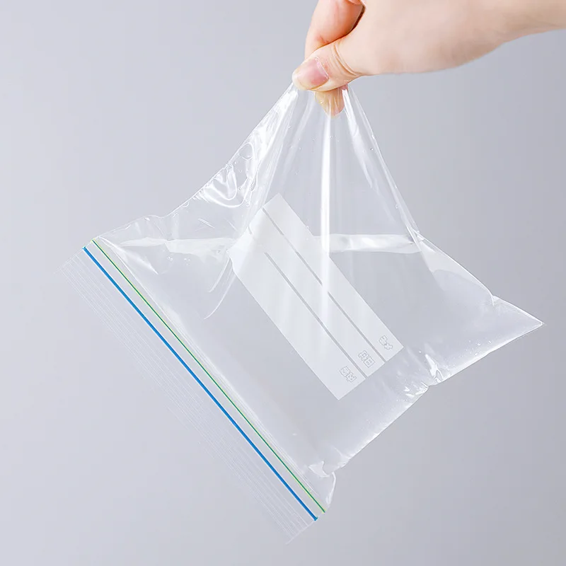 

Kitchen Sealed Bag Clear Zip Lock Bags Fresh Keeping Food Packaging Bag Transparent Plastic Zip Package Self Seal Clear Bags