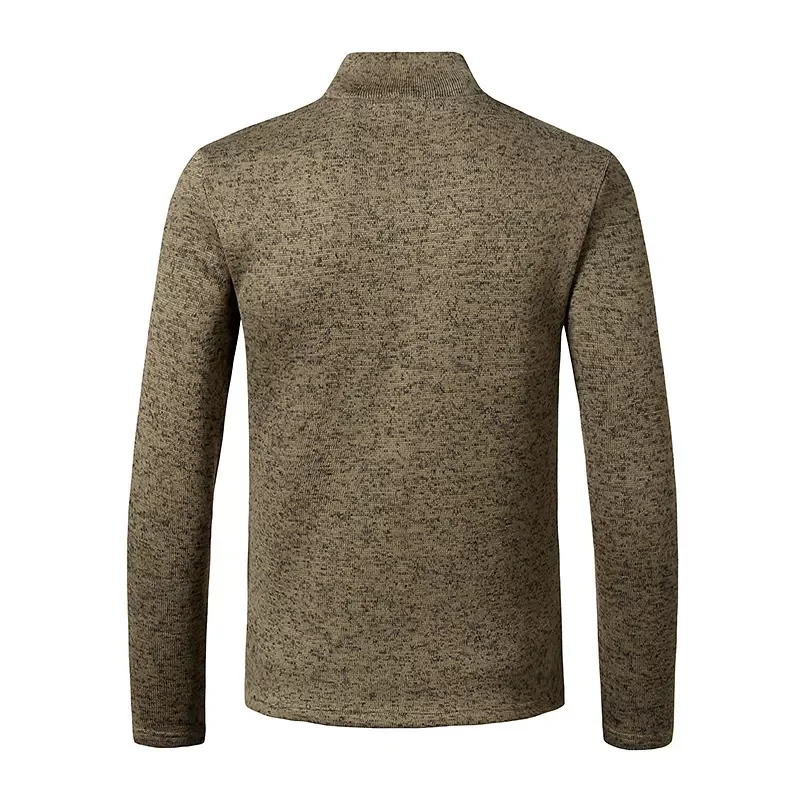 

2023NEW New Men's Solid Color Fleece Turtleneck T Shirts Male Slim Fit Long Sleeve T Shirts Autumn Winter Basic t shirt Tops