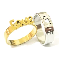 bulk lots 20set40pcs lovers couple promise 316l rings men women luxury anniversary charm trend party gifts accessories 3izard