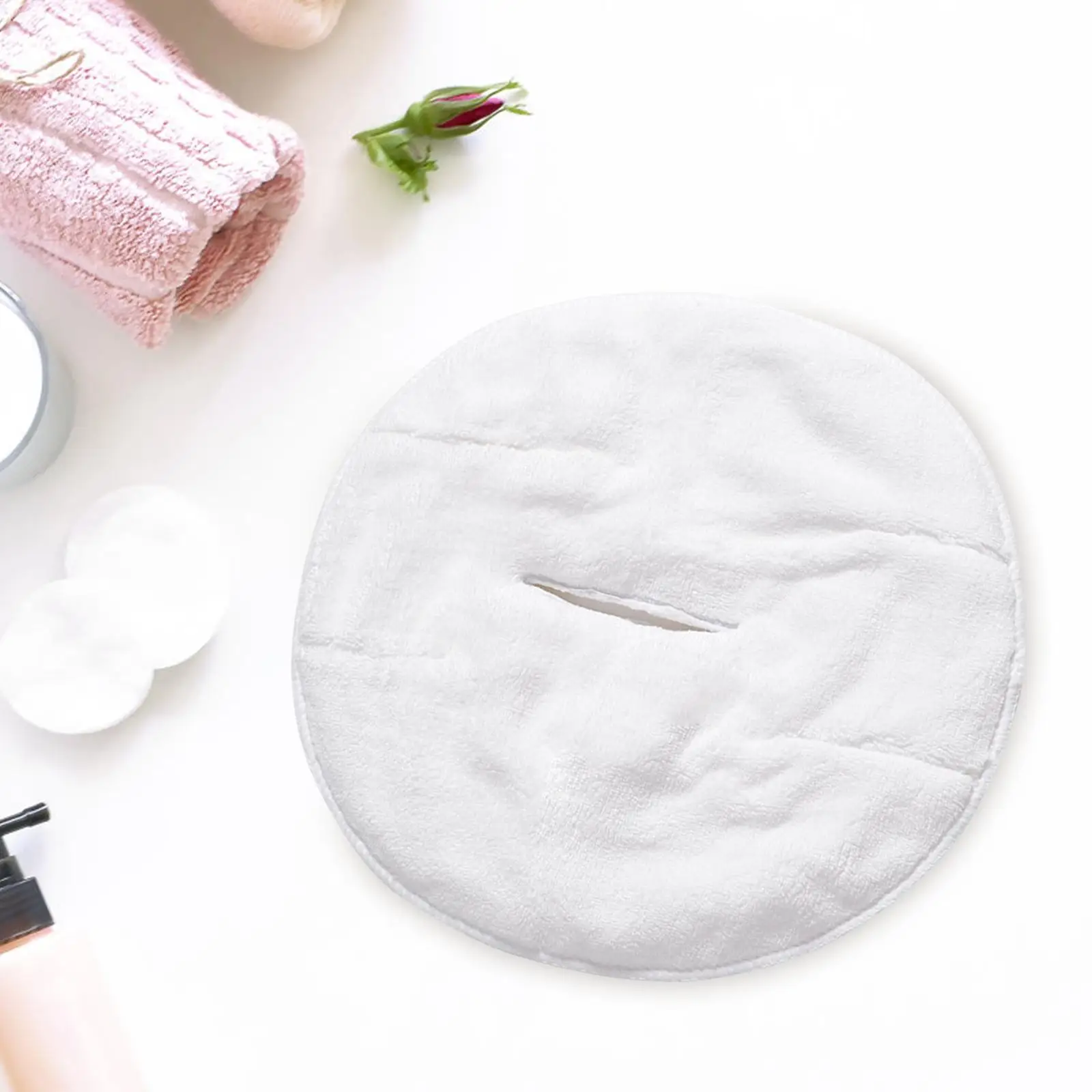 

Hot Compress Face Cover Full Facial Mask Durable Moisturizing ,Reduce Dark Circles