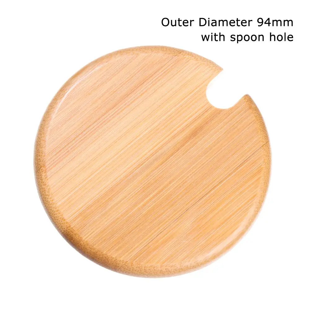 

Деревянные крышки с отверстием для ложки