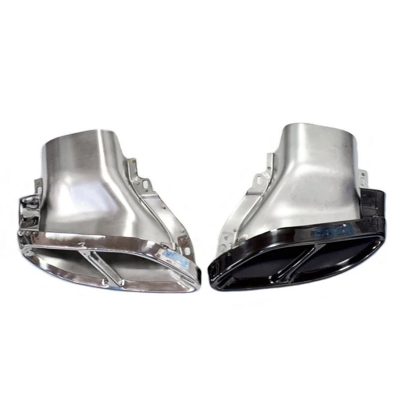 Черная насадка глушителя для Mercedes-Benz C-Class W205 C180 C200 C250 C300 C450 GLE43 GLS43 W212 AMG 43