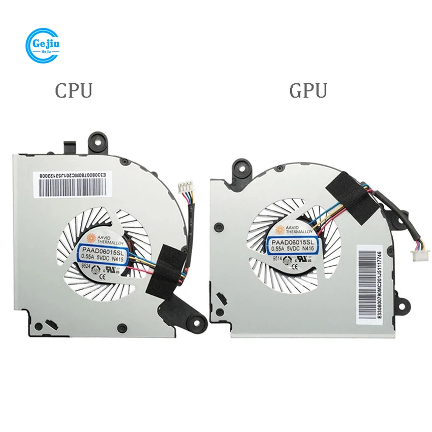 

Новый оригинальный вентилятор охлаждения ЦП GPU 8RD 9SC 9SD для MSI GF75 MS-17F2/F3/F4/F5 Thin 8RC