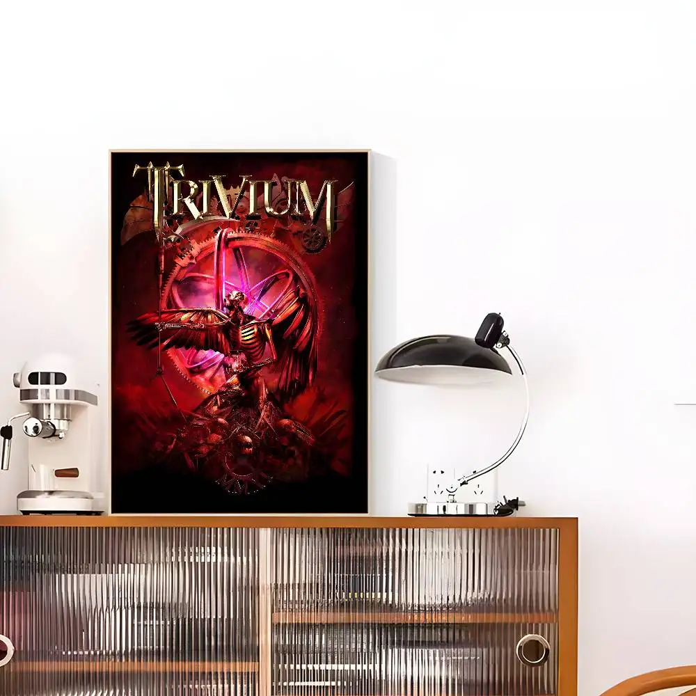 Винтажные постеры группы Heavy Metal T-Trivium, наклейки для декора комнаты, дома, бара, кафе, кавайный декор для комнаты (art.: 3920da99fdaed) - 3920da99fdaed