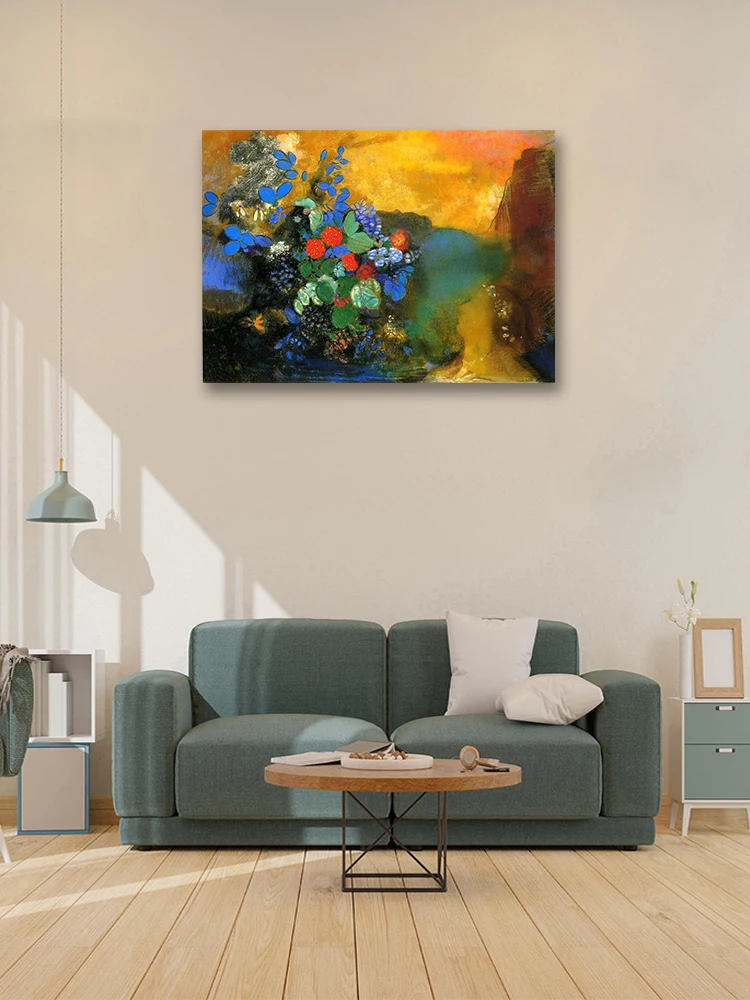 Одинлон Редон 《Офелия》Репродукция масляной живописи Искусство Печать на