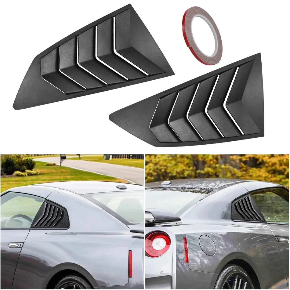 Матовый черный солнцезащитный козырек с боковыми окнами MX в стиле GT Lambo для 2008-2017