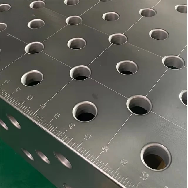 Фото Сертифицированная CE TKweld 3D стальная платформа 2000*1000*200 мм чугунный сварочный стол с зажимом паяльная станция нового сорта №4