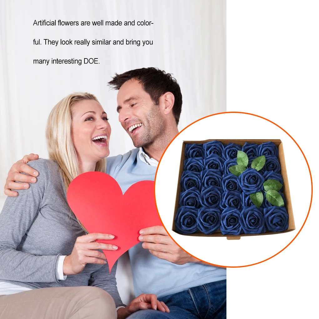 

Rose Handmade Exquisite LifelikeRoses Flower Office Decorations Parties