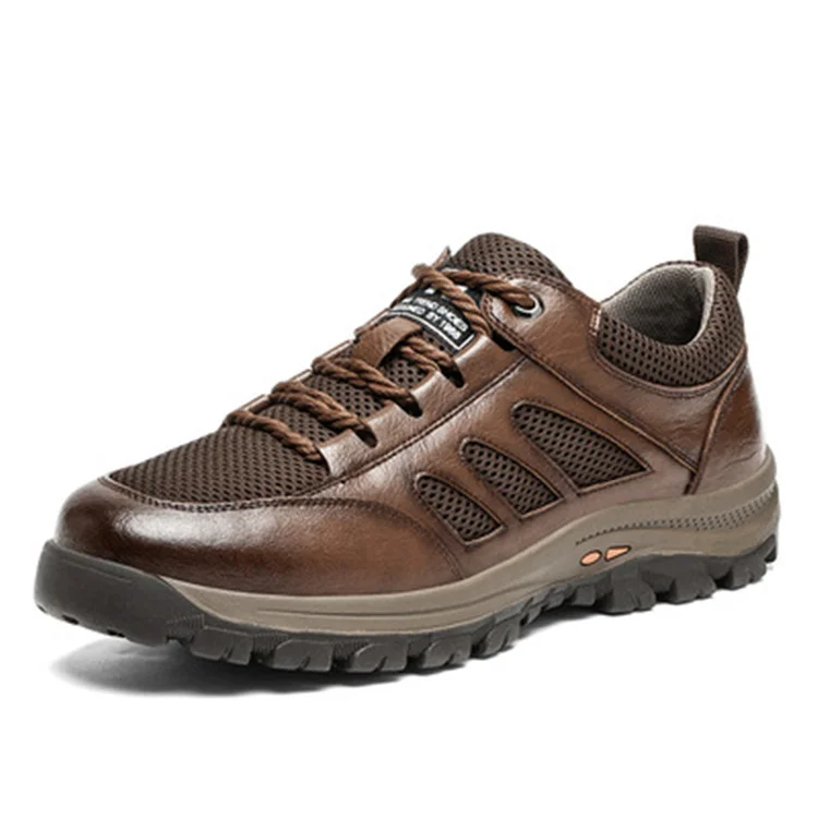 

Cowhide Leather Men's Shoes Winter Outdoor Casual Sports Shoes Breathable Slip on Male Loafers Sapato Masculino Big Size