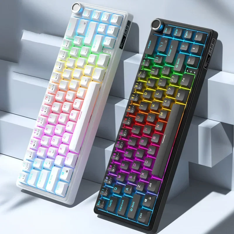 Механическая клавиатура Rk маленькая портативная Проводная Мини-Клавиатура Green