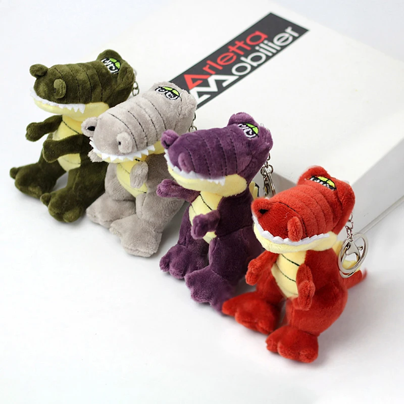 Мультяшный кулон Аллигатор мягкая кукла-животное брелок крокодил для автомобиля