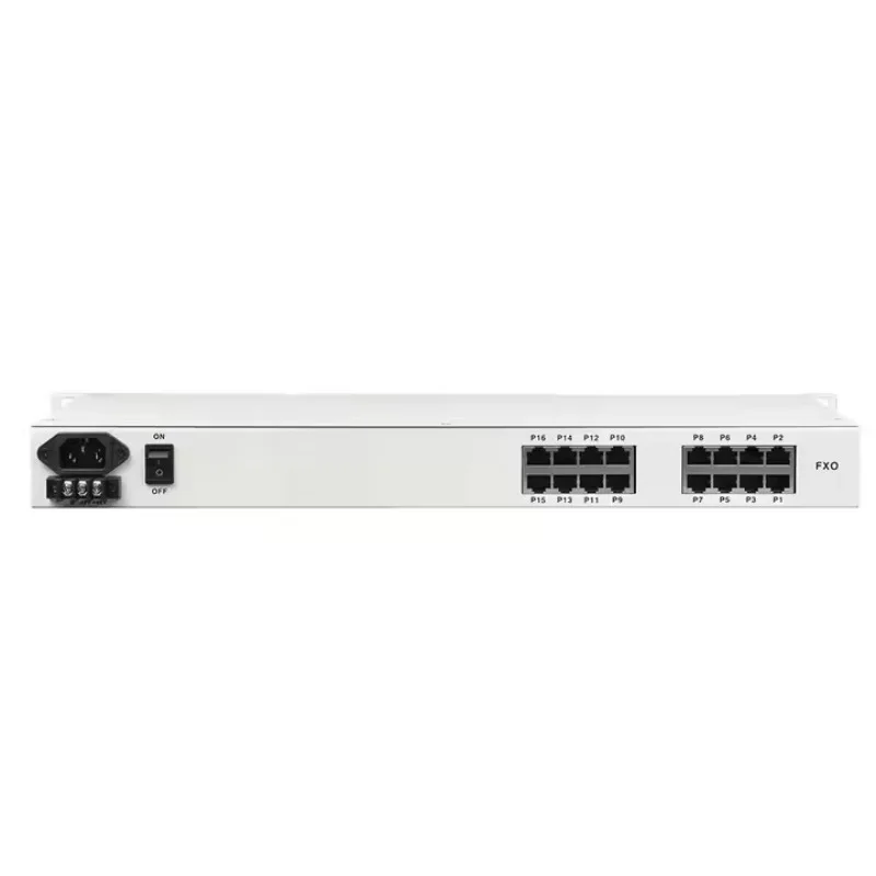Фото Конвертер TDM Over IP 2026, 16-канальный голосовой, FXO/FXS через Ethernet RJ45 №3