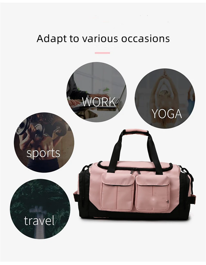 Cargo Travel Bag For Women Men Packing Cubes For Travel Organizer Unisex Shoulder Bags Waterproof Large Capacity Luggage Female