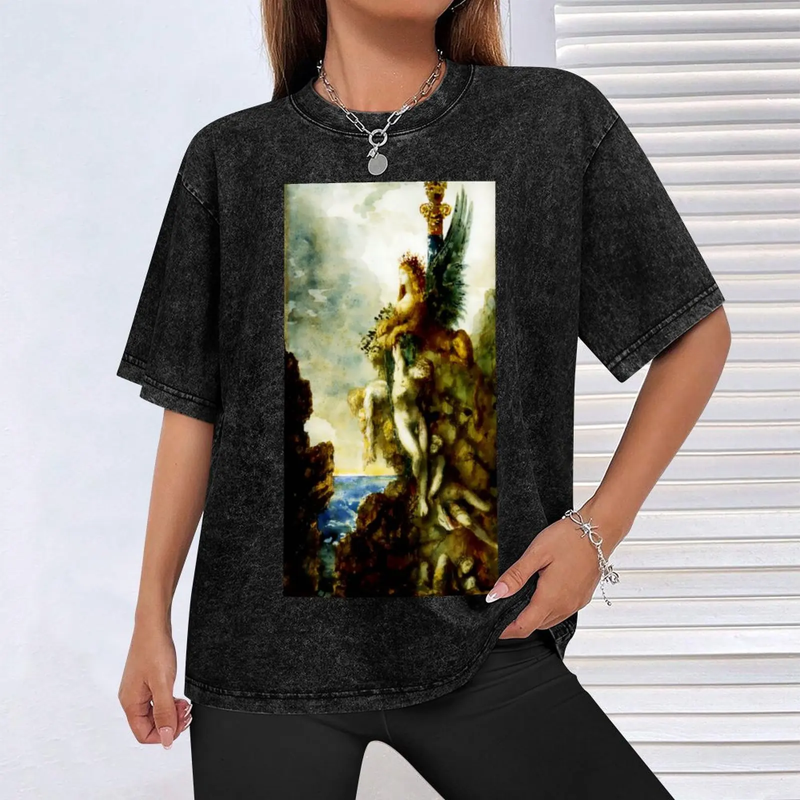 Футболка Gustave Moreau The Victorious Sphinx для мальчиков с животным принтом таможенный дизайн