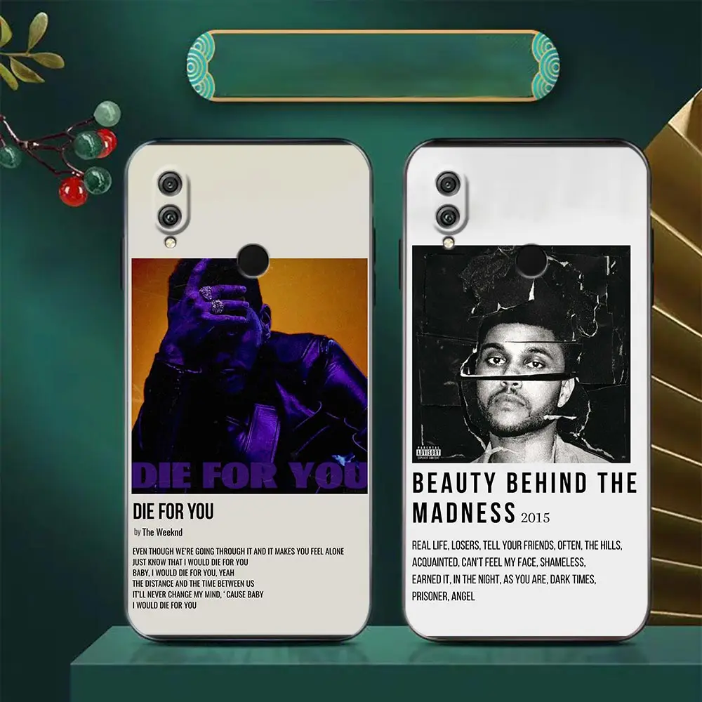 Case For HUAWEI Honor 9X 9 8X Max 80 70 60 50 30 20 10 10I NOTE 10 Lite Pro Case Funda Coque Shell The Weeknd Minimalist Poster