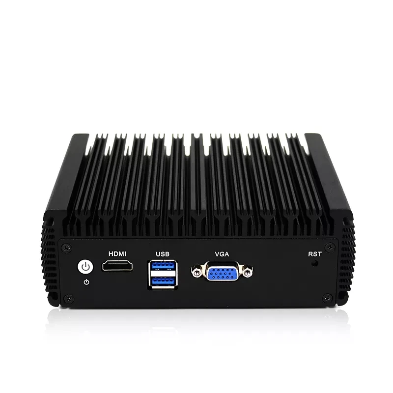 Мини-ПК без вентилятора Intel 2 5G LAN переключатель Celeron J4125 Win10 VPN PfSense брандмауэр 4xi225