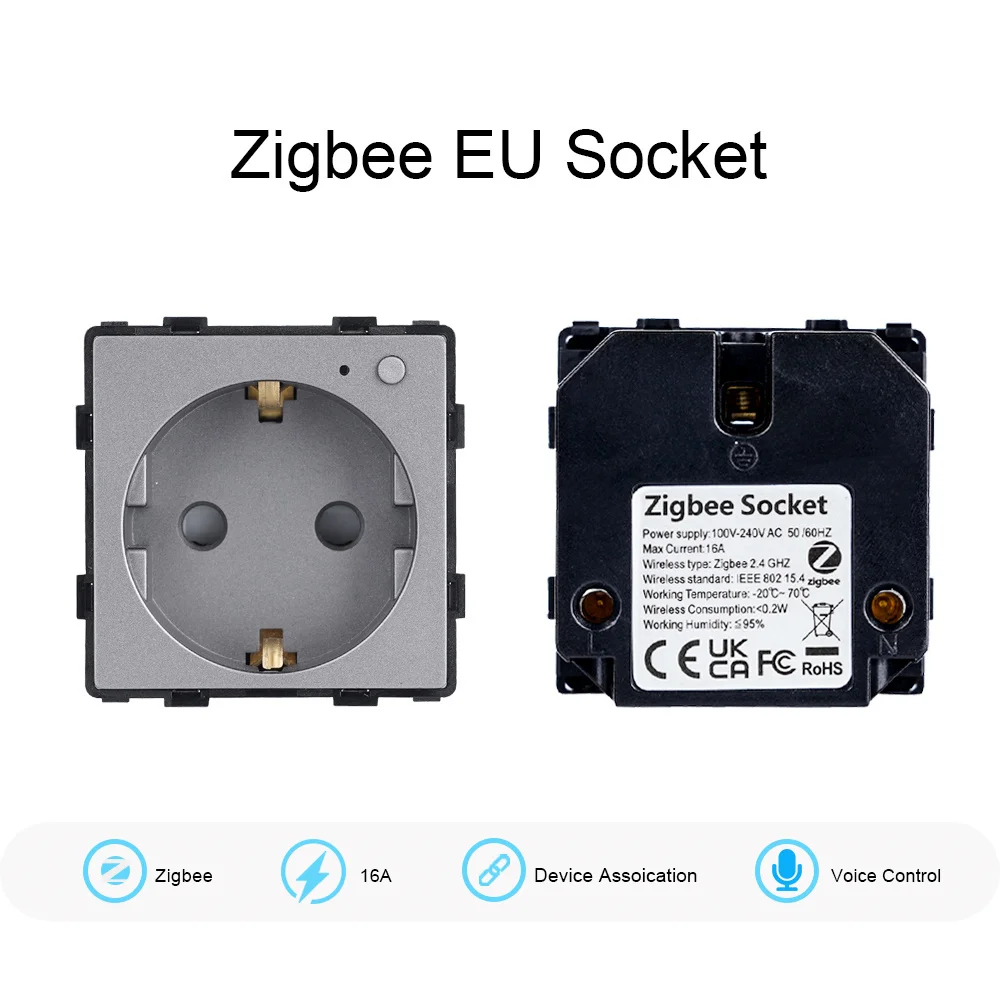 TAWOIA ZigBee настенная розетка с функцией ключа DIY умный монитор мощности розетки Google Smart Life Tuya Alexa Yandex Alice