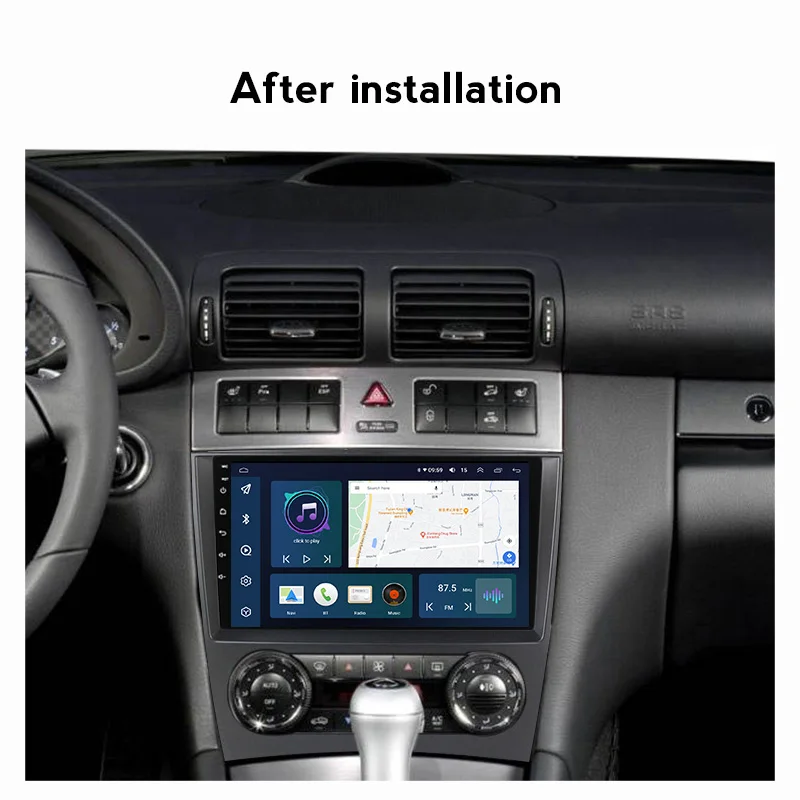 

DSP Android 11 для Mercedes Benz W203 W209 W219 W169 A160 C180 C200 C230 C240 CLK200 автомобильный радиоприемник мультимедийный плеер навигация GPS