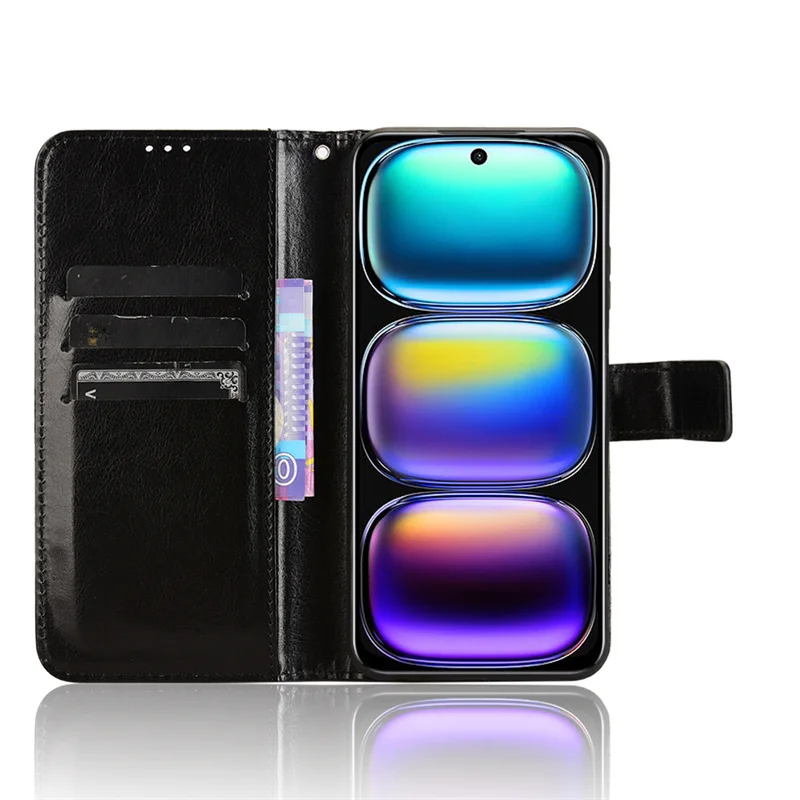 Роскошный флип-Кошелек из искусственной кожи для Infinix Smart 9 4G X6532 чехол телефона