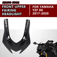 for yamaha r6 17 20 front fairing abs carbon fiber fairing accessories premium shell 2017 2020 r6 front fairing motorcycle hood