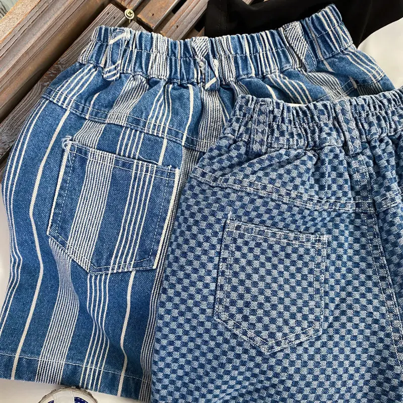 Children 'S Clothing New Children 'S All-Match Vintage Shorts 2022 Boys Summer Western Style Leisure All-Matching Jeans Pants