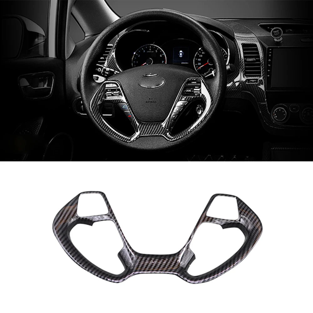 

Отделка на руль, наклейка с блестками, Обложка, отделка, интерьерная наклейка для KIA Forte K3 2014 2015 2016 2017, аксессуары, автостайлинг