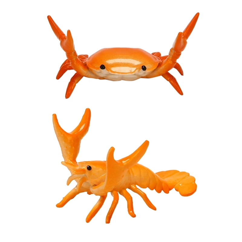 

2Pcs Creative Cute Pen Holder Weightlifting Penholder Bracket Storage Rack Gift Stationery,Lobster Model & Crab