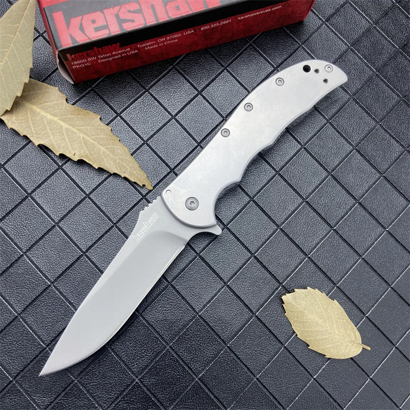 

Kershaw 3655 Volt SS Pocket Knife 7.7" SpeedSafe A/O Assisted Stainless Quick Open Folding Knife Tactical Camping Survival Knife