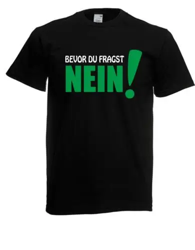 Футболка Herren Bevor du Fragst - Nein (2) I sprulche Fun Lustig bis 5XL