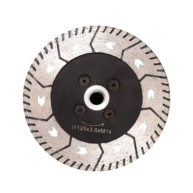 110 115mm Diamond Saw Blade Granite Slotted Grinding Sheet Marble Blade Saw Blade Stone Cutting Blade Grinding Disc Wheel Cup