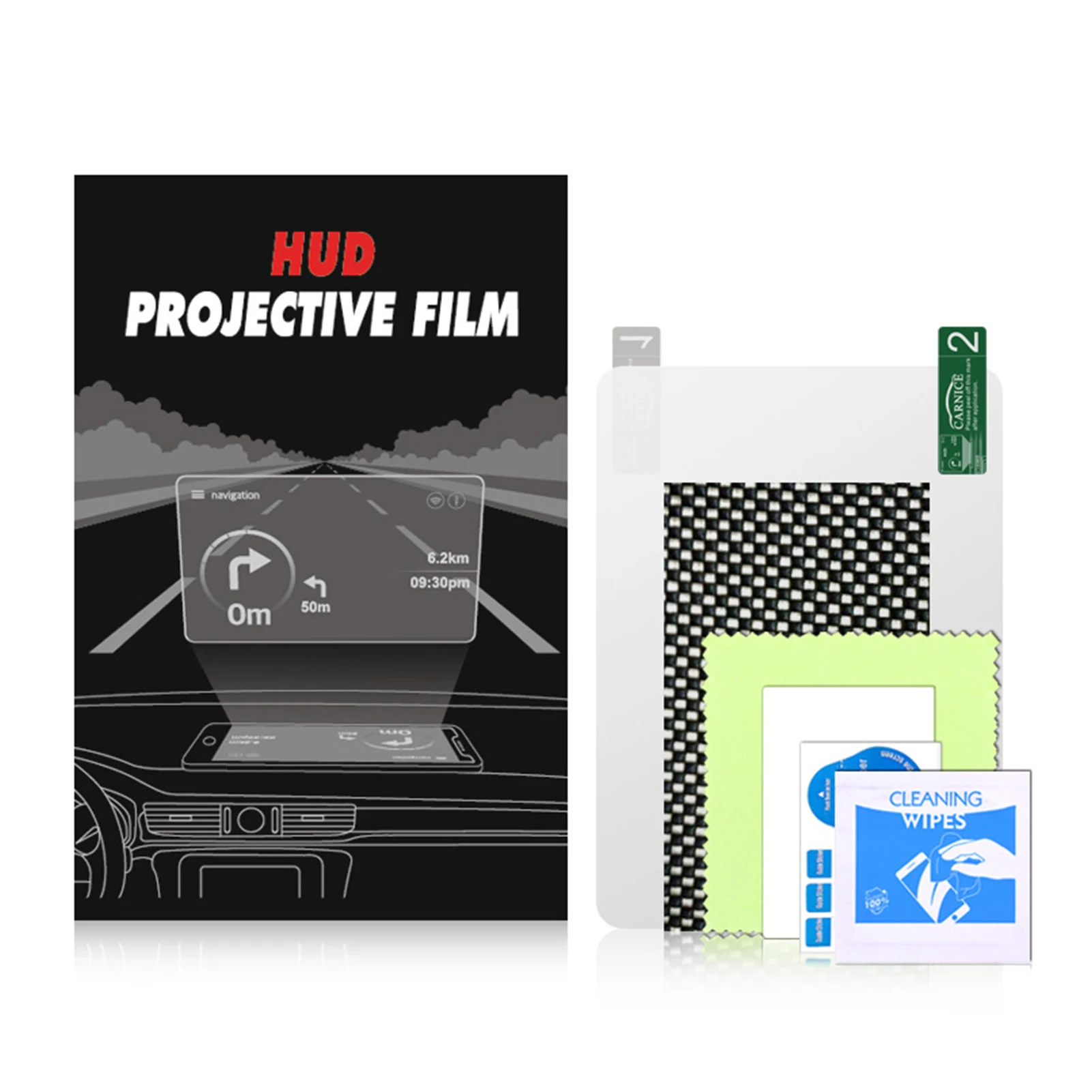 Car HUD Head Up Display Film Reflective Windshield Protective Screen High Definition Compatible With All |