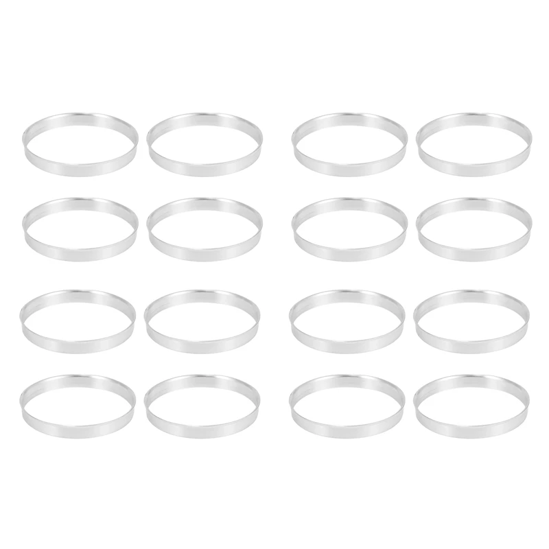 

16 X Universal Aluminum Hub Centric Ring Wheel Spacer Set 74.1Mm O/D 72.6Mm I/D