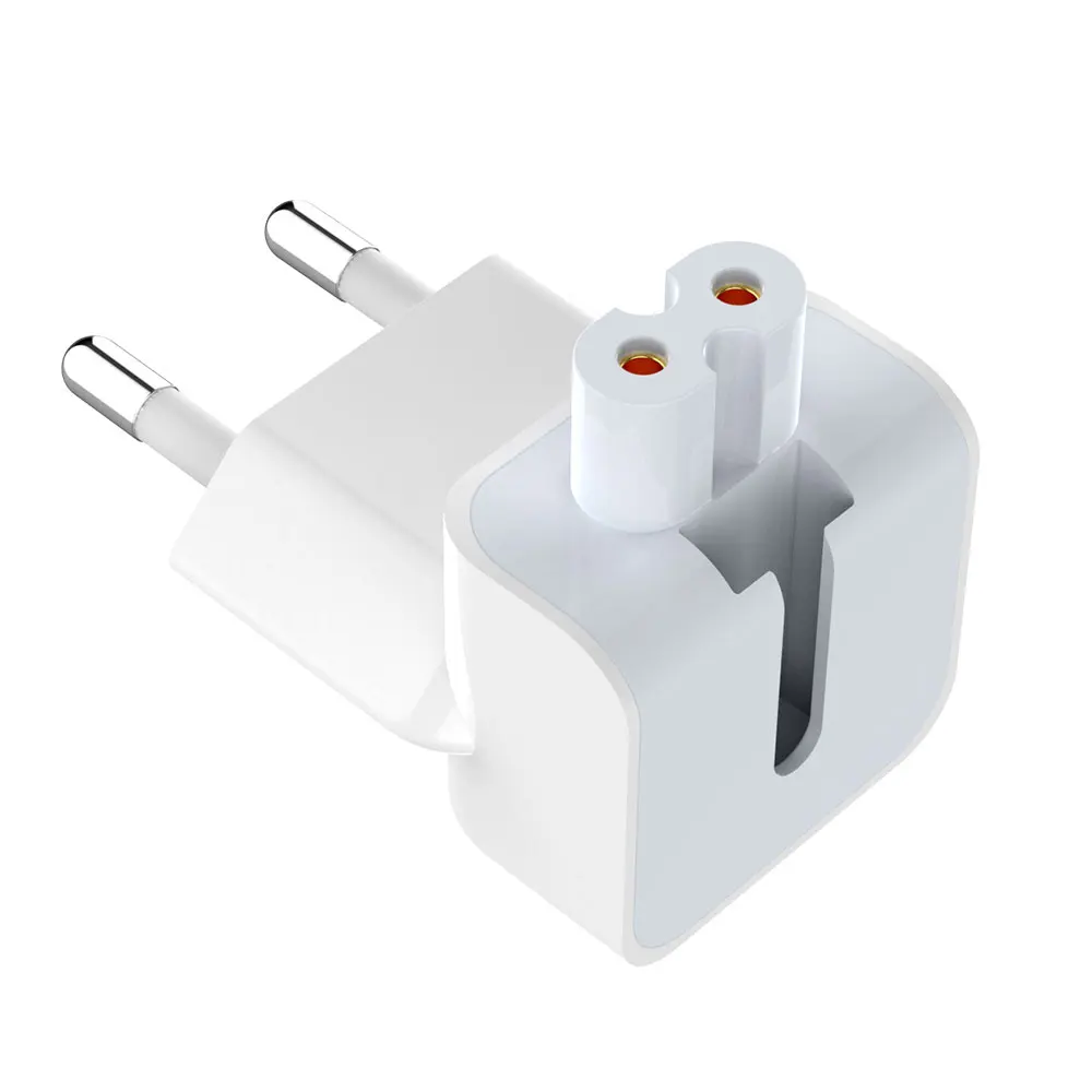 50PCS Euro Plug AC หัวเป็ดสำหรับ iPad Air Pro MacBook Charger ชุดสำหรับ Ipad Wall Charge Power Adapter EU ยุโรป Pin
