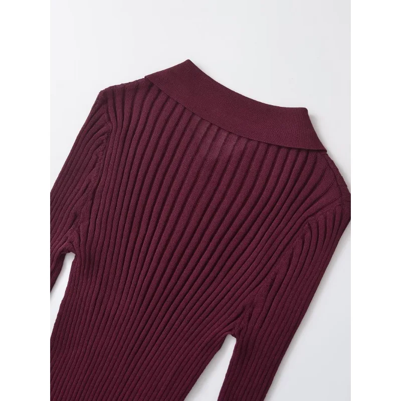 Уютные свитеры TRAF ZR Осенние вязаные пуловеры Y2k винтажный Топ вязаная одежда