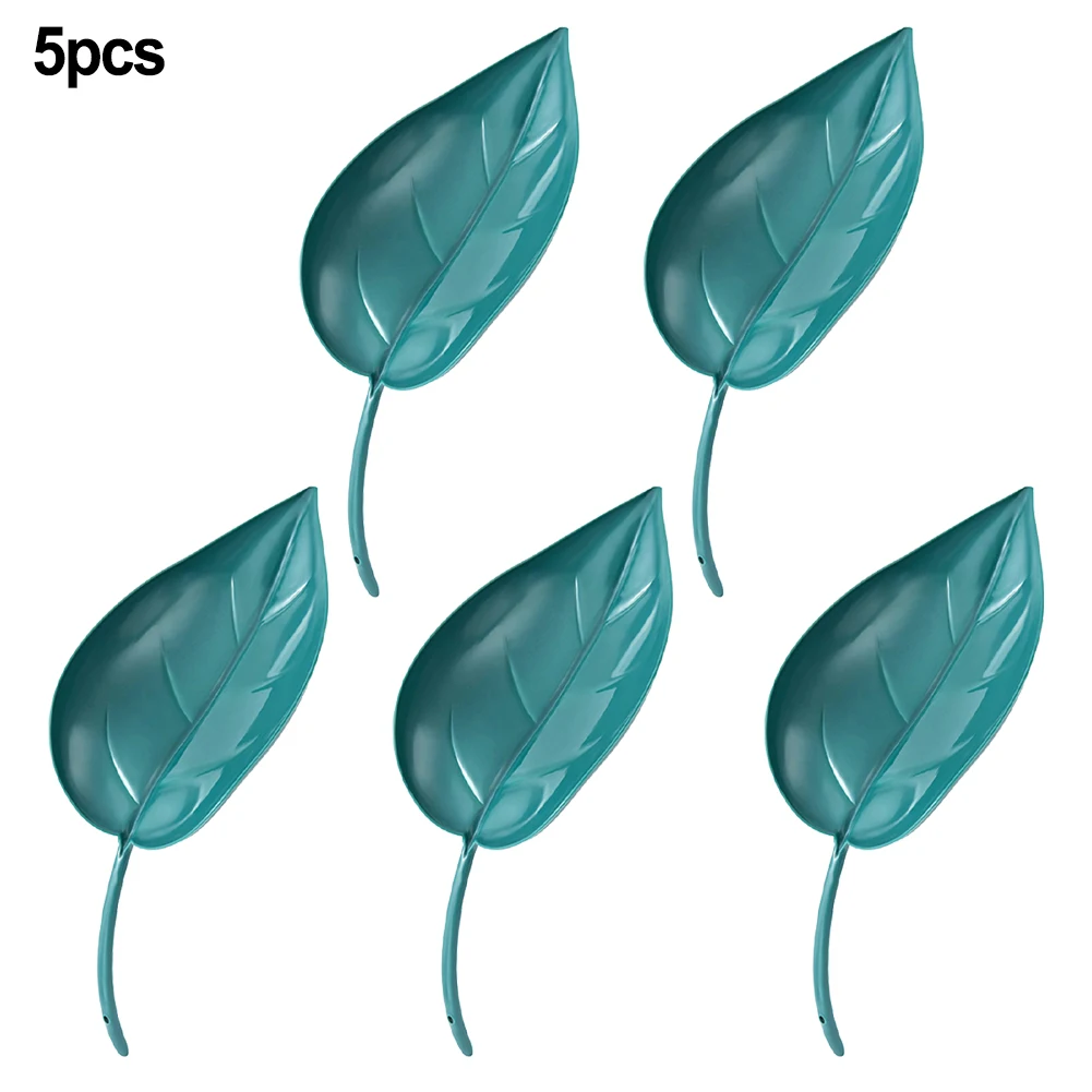 

5 Pcs Funnel Watering Device Potted Plants Waterer Spikes Leaf Shape Automatic Irrigation System Pp Watering Drip Device